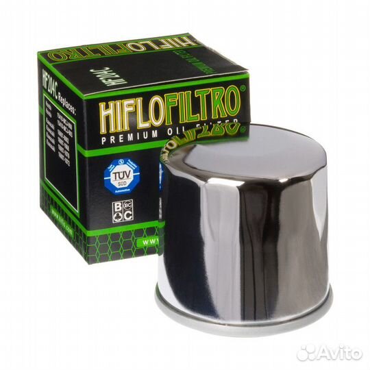 Фильтр масляный HifloFiltro HF204C хромированный