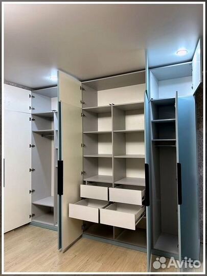 Шкафы и гардеробные распашные\купе от фабрики