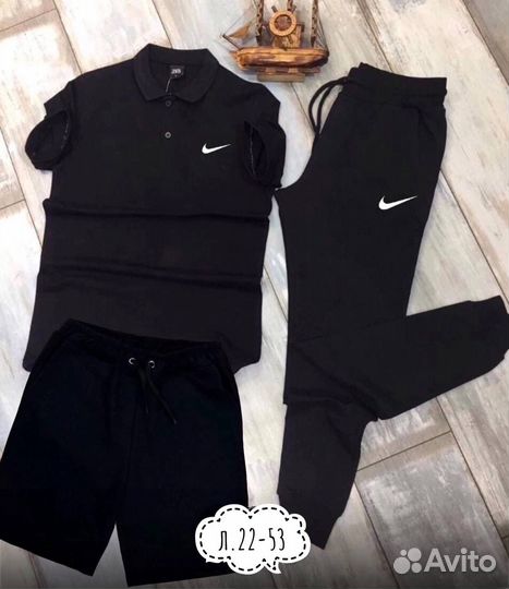 Костюм штаны,шорты и polo Nike