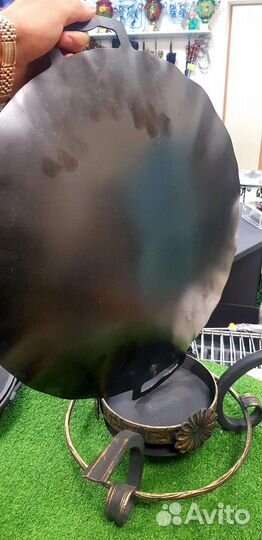 Садж стальной 40 см, с воронением