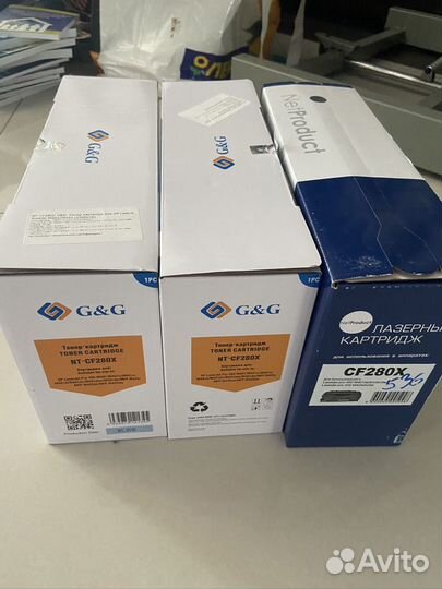 Продам картриджи cf280х (6900 стр) 15 шт. в налич