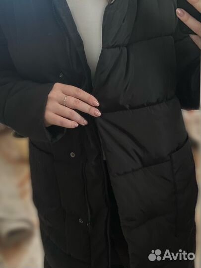 Куртка женская зимняя, длинная, 48 размер