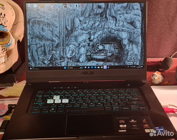 Игровой ноутбук asus tuf dash f15