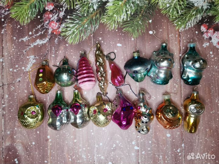 Елочные игрушки СССР