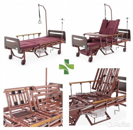 Медицинская кровать с боковым переворачиванием