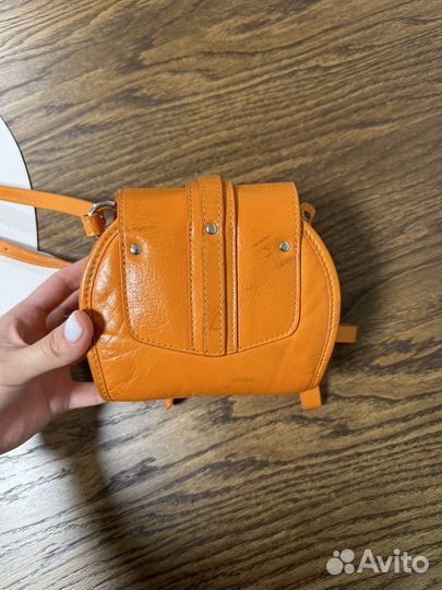 Сумка клатч натуральная кожа