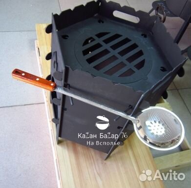 Печка для казана пятистенок разборная 3в1