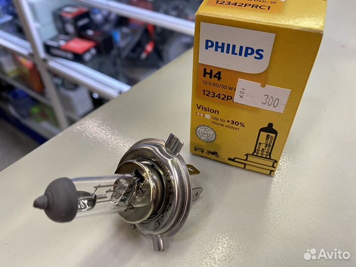 Галогенная лампа Philips H4 12v 60/55 w