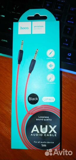 Кабель AUX jack 3.5 на jack 3.5