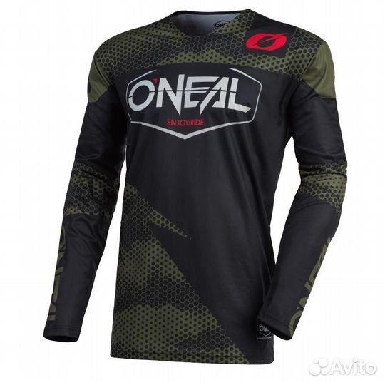 Джерси Oneal Mayhem-Lite Covert Black / Green S