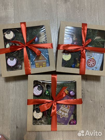 Чай Мед конфеты подарочный набор