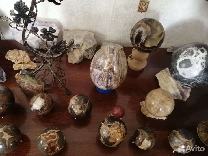 Шары из камня. Септарии. Жеоды. Окаменелости