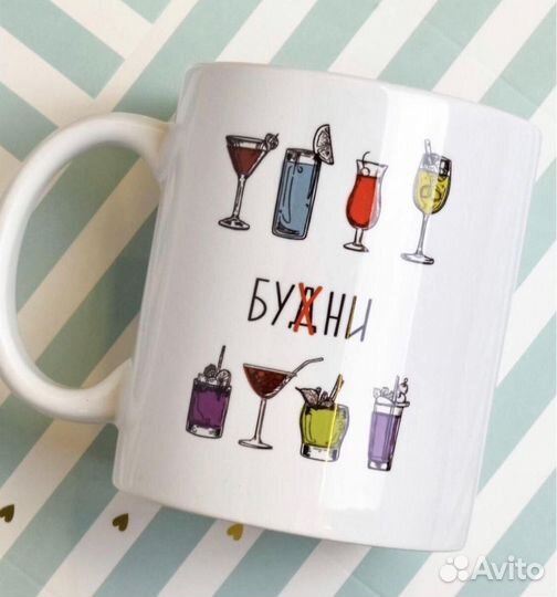 Принты на одежду и сувениры