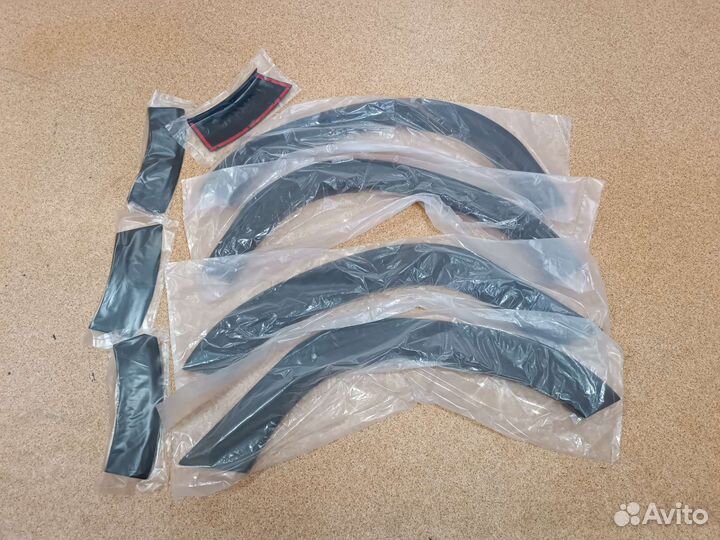 Защитные накладки на арки renault duster 2020г