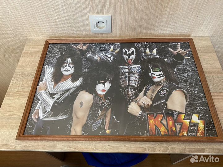 Постер kiss 60см на 40см