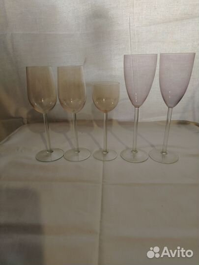 Фужеры бокалы калининские СССР