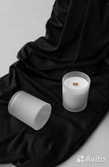 Черный стакан под свечу