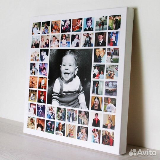 Фото на Холсте, Коллаж по фото на холсте 30х 40 см