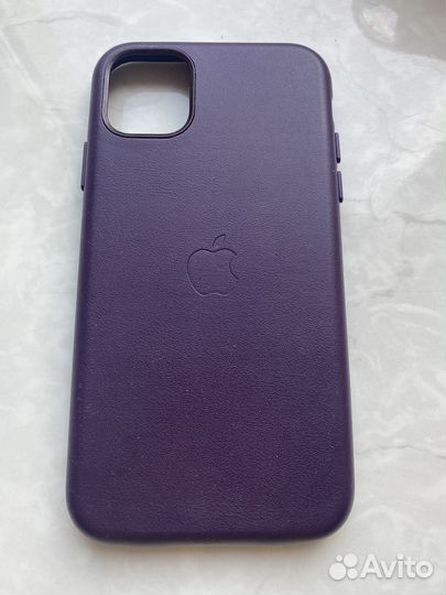 Кожаный чехол iPhone 11