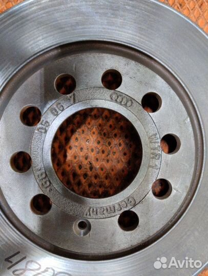 Диски тормозные комплект задние Audi A6 C6 4F BDX