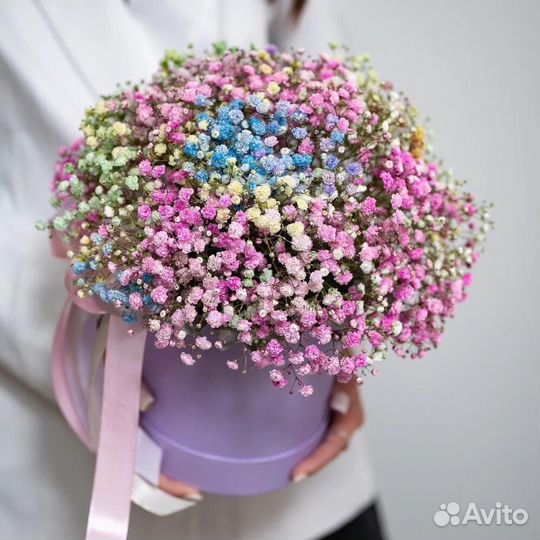 Композиция с гипсофилой