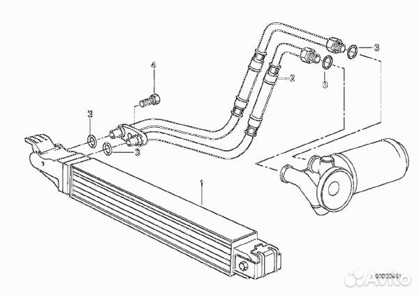 Масляный радиатор BMW Z1 Roadster