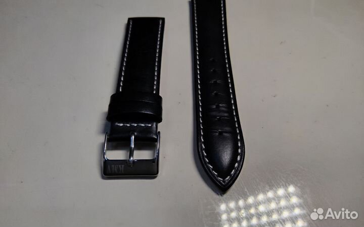 Кожаный Ремешок на часы 20 мм, KMV