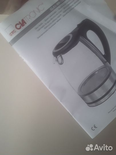 Чайник электрический стеклянный новый