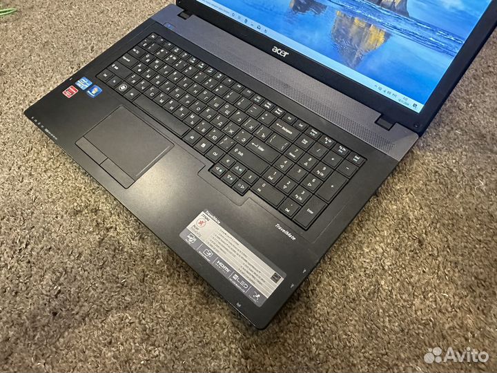 Большой acer 17.3/i5-2/10gb/hd6650 1gb/hdd1000