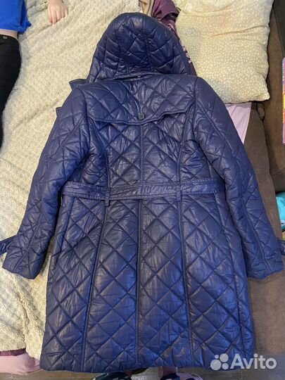 Пальто демисезонное стеганое 158