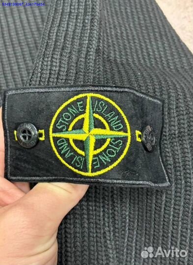 Джемпер Stone island с воротником