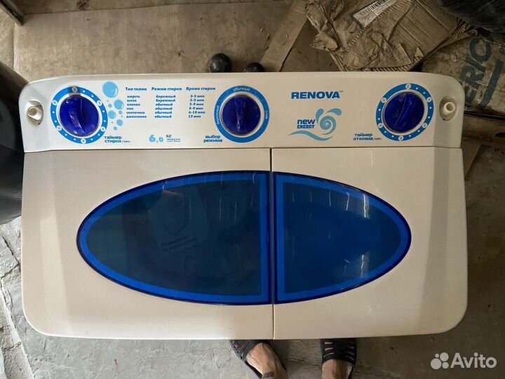 Стиральная машина renova ws 60pet полуавтомат