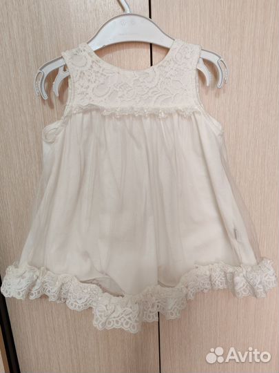 Платье для новорожденных 86