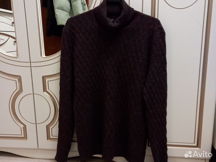 Свитер мужской с горлом 52,54