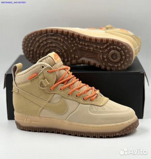 Кроссовки Nike Air Force 1 Duckboot (с мехом) (Арт.57047)