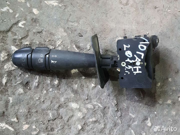 Подрулевой переключатель света renault logan 1