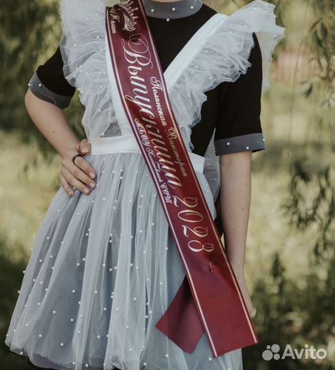 Школьный фартук и платье