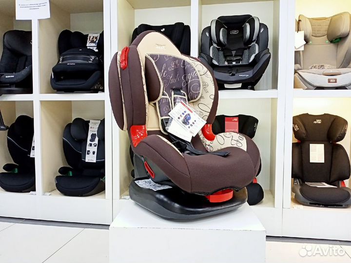 Автокресло 9-25кг изофикс Siger Кокон Сказка