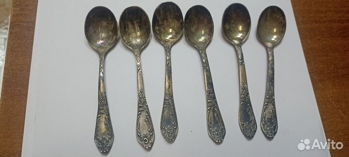 Мельхиор ложки кофейные СССР