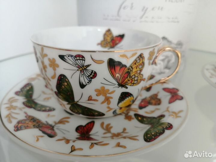 Чашка с блюдцем