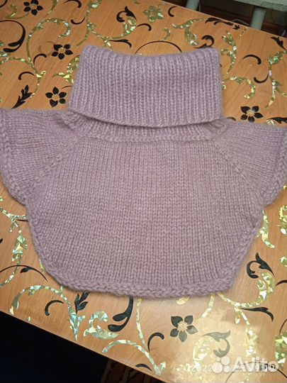 Продано. Манишка из пуха норки