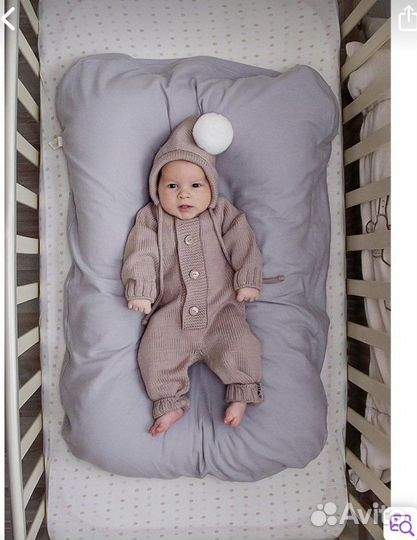 Кокон гнездышко для новорожденных Owl&Early Bird