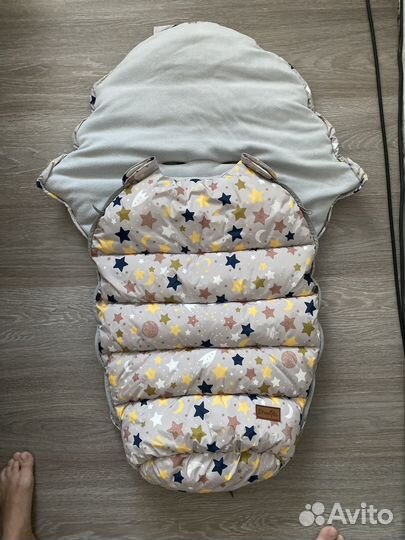 Зимний конверт в коляску mansita