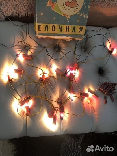 Елочная гирлянда СССР