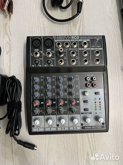 Behringer xenyx 802 микшер / микшерный пульт