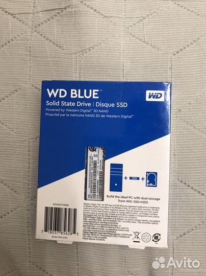 SSD накопитель WD Blue wds200t2b0b 2тб