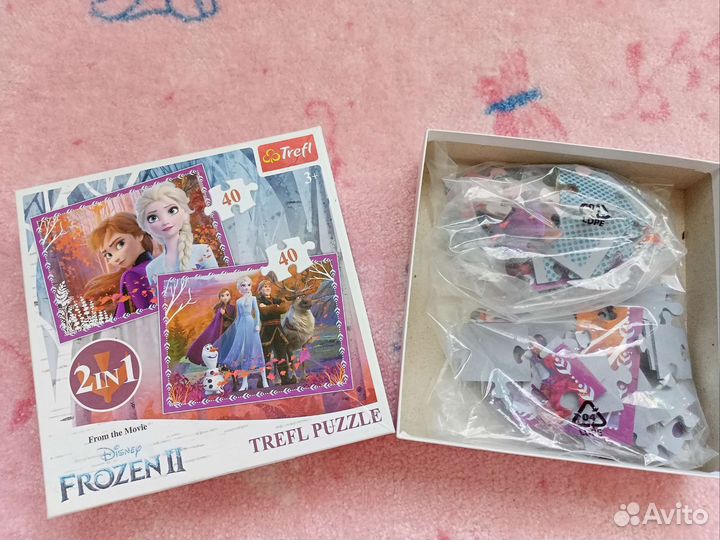 Пазл Холодное сердце, 2в 1