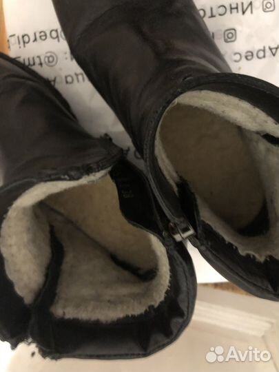 Ботинки женские зимние 38 размера кожаные