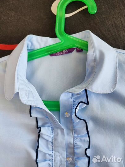 Школьная блузка 128