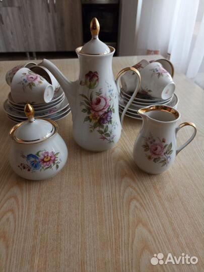 Сервиз кофейный RPR (Рижский фарфоровый завод)